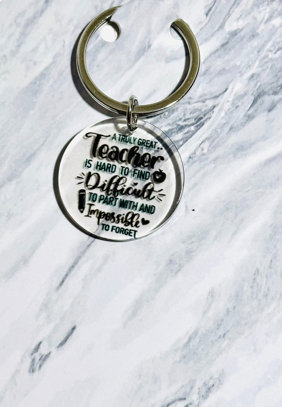 Keychain for Teacher Gifts